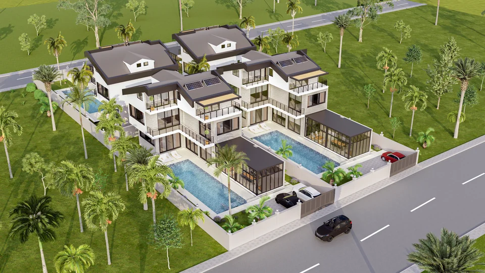 Lowe Villas — villa yerleşimi