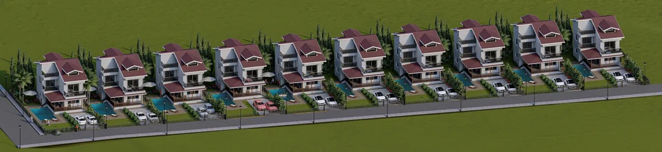 Serenity Garden — genel yerleşim